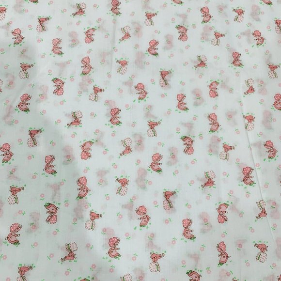 Vintage Cottage Little Girl Fabric Spring Mills Over 4 Yards 44 Inches Wide - Picture 1 of 7